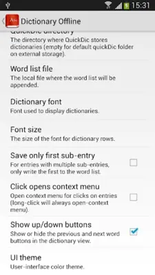 Dictionary Offline android App screenshot 0